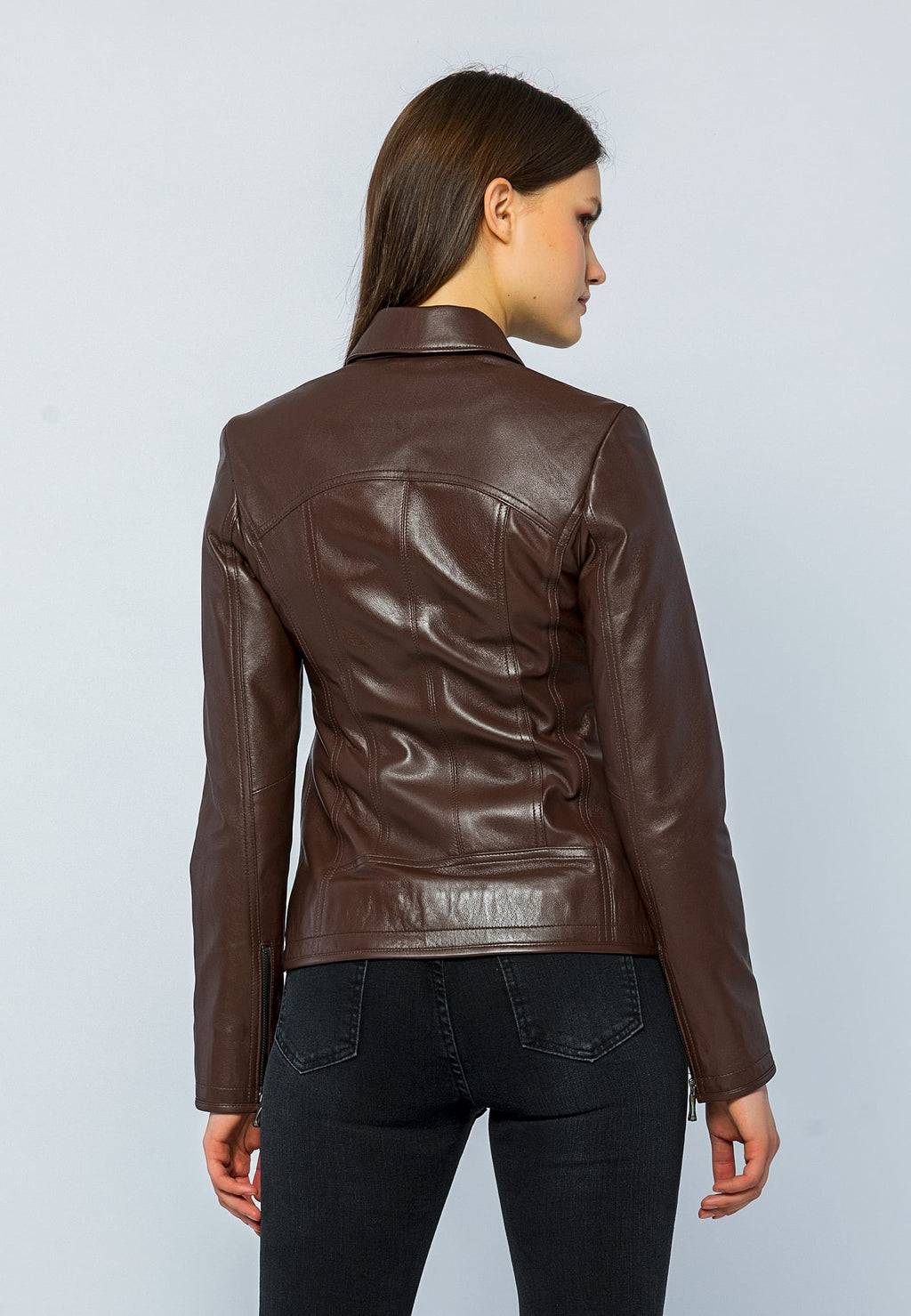 Kadin Deri Ceket  Cay - Image 6