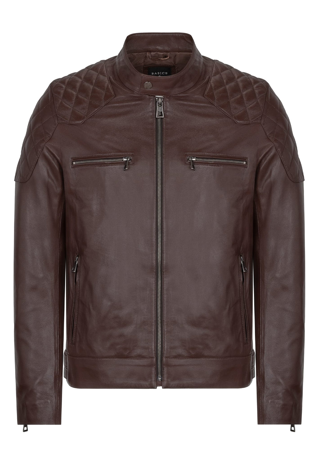 Erkek Biker Deri Ceket Cay - Image 2