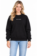Kadın Sweatshirt Siyah, manken üzerinde ön görünüm